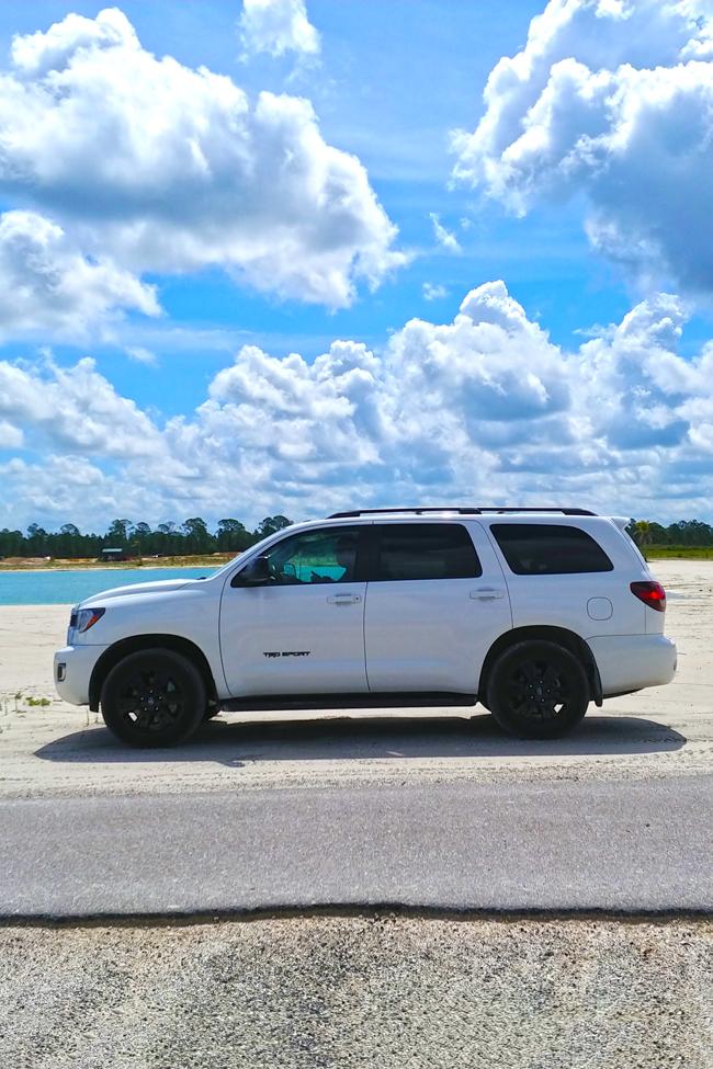 toyota sequoia at florida tracks and trails on beach