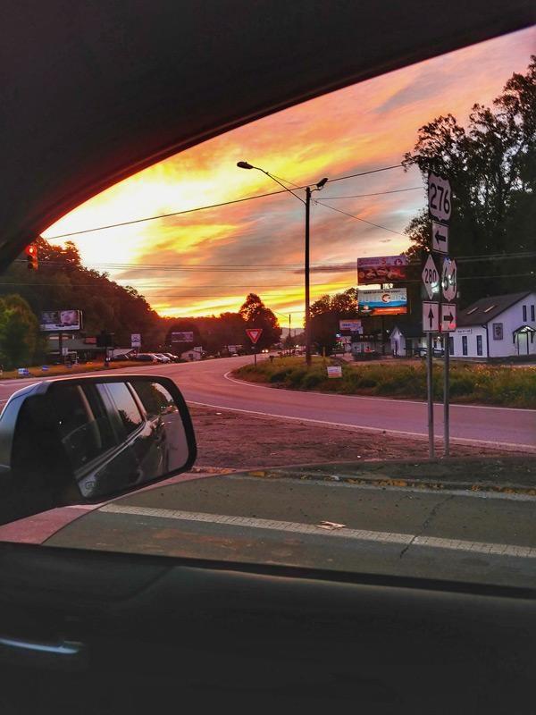 sunrise in asheville north carolina