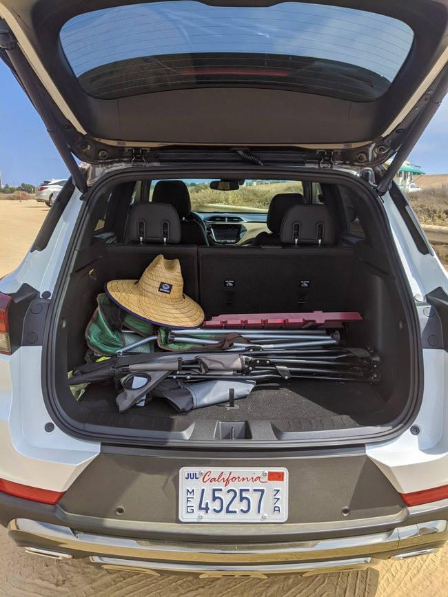 trunk space in trailblazer