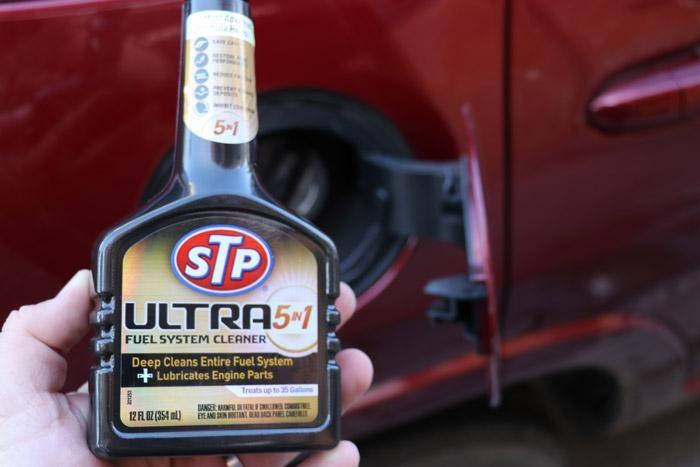 stp ultra fuel additive gas tank