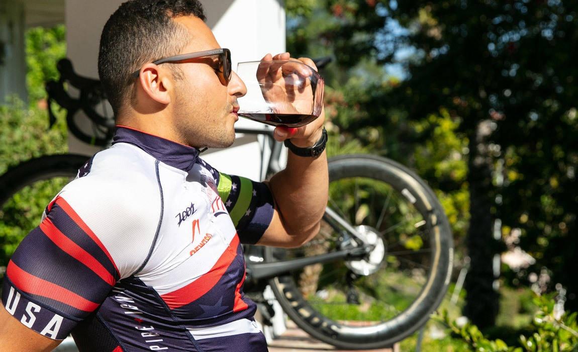 Tri Blend Wine Inspired by Triathlon Racing