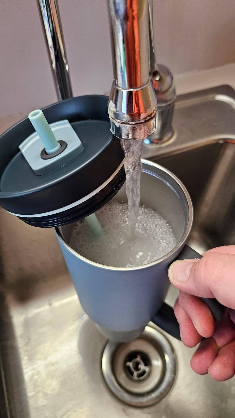 cleaning cup