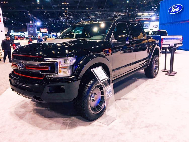 harley davidson edition f 150 ford truck at chicago auto show