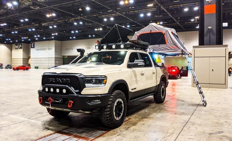 ram rebel 2020 otg concept truck at chicago auto show