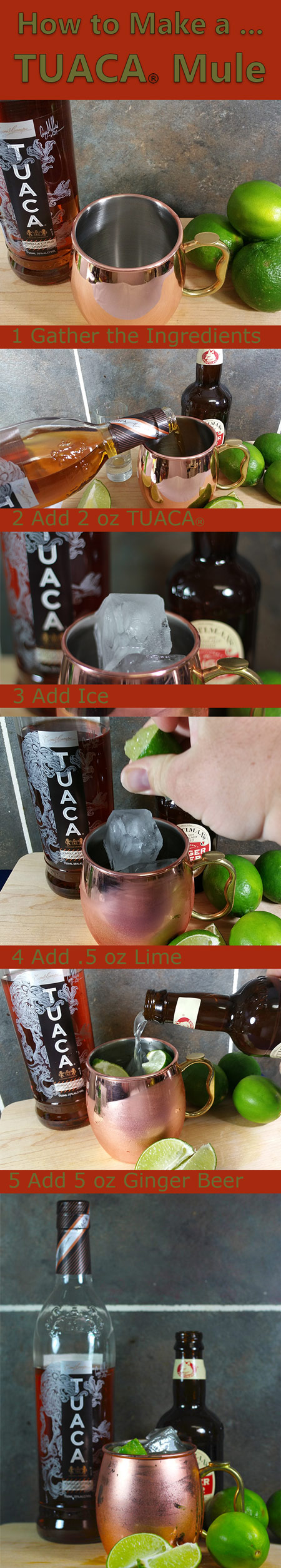 TUACA Cocktail Recipe - How to Make a TUACA Mule