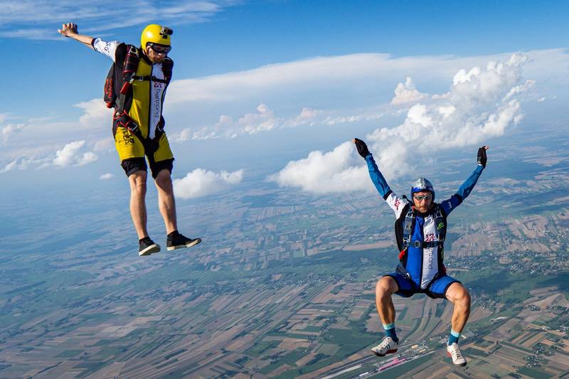 skydiving