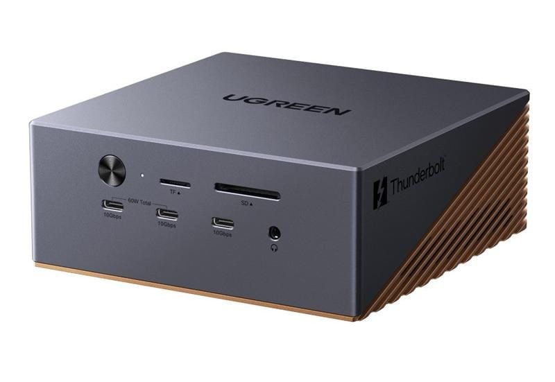 UGREEN Revodok Maxidok 17-in-1 Thunderbolt 5 Docking Station front angle view