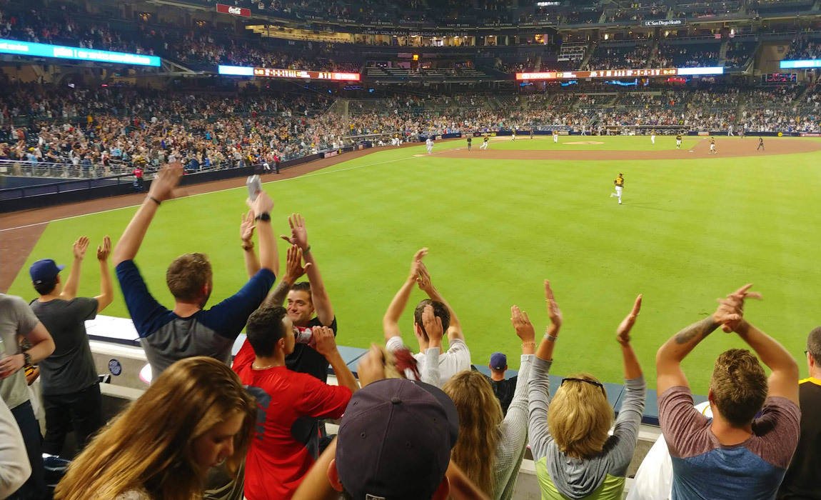 Sadly, post season baseball at Petco Park does not look like this in 2020
