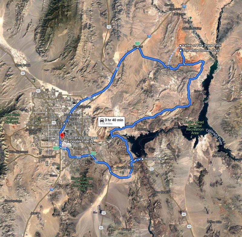 vegas road trip route