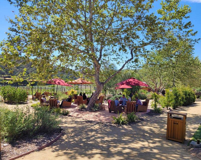 old creek ranch and vineyard winery in ventura california tasting area