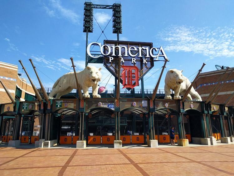 comerica park detroit michigan home of the tigers