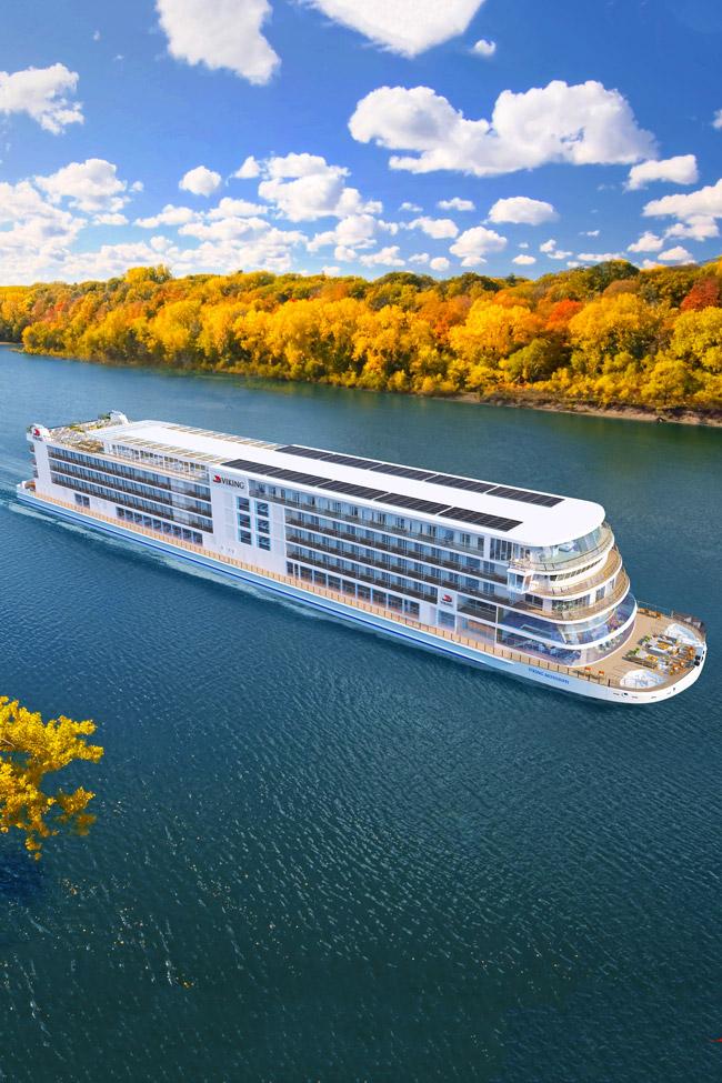 cruising the mississippi river in autumn on viking mississippi river cruises