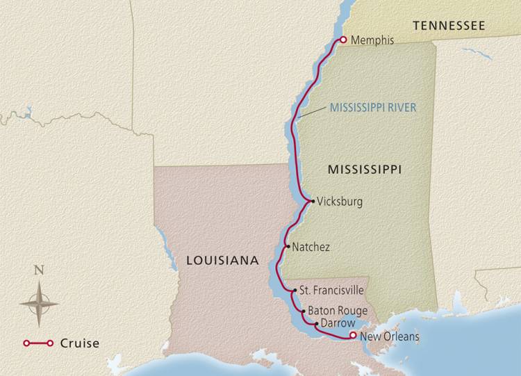 heart of the delta viking mississippi river cruise itinerary