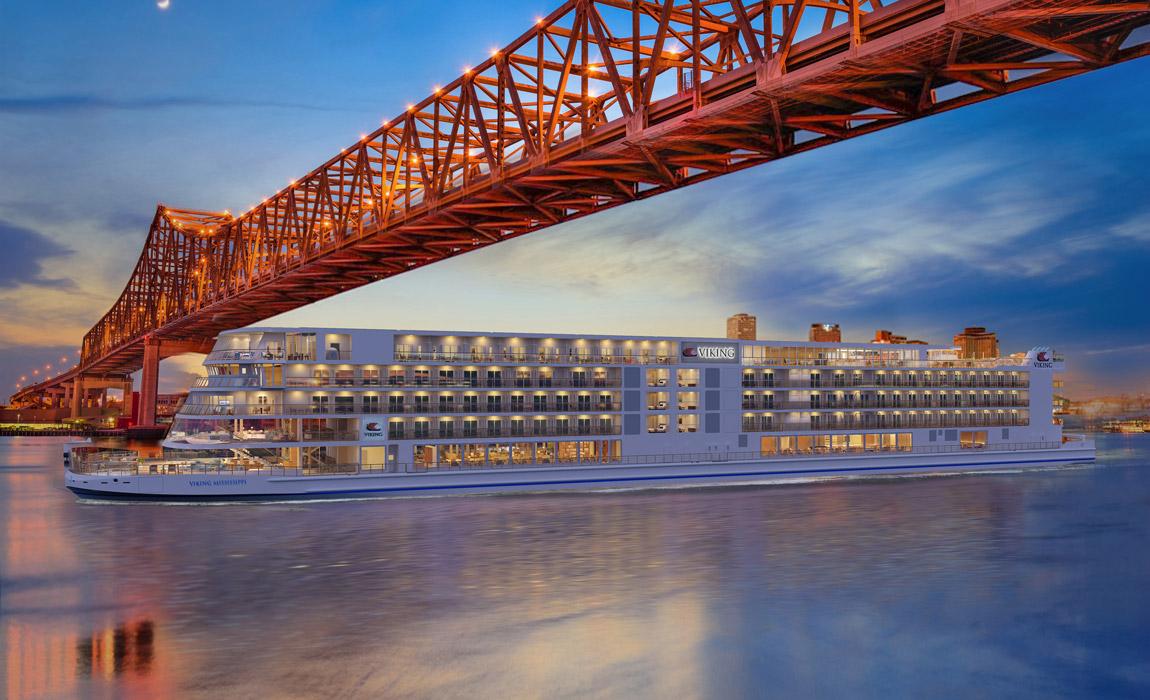 Viking River Cruises unveils new Mississippi River Cruises run from New Orleans to St. Paul Minnesota