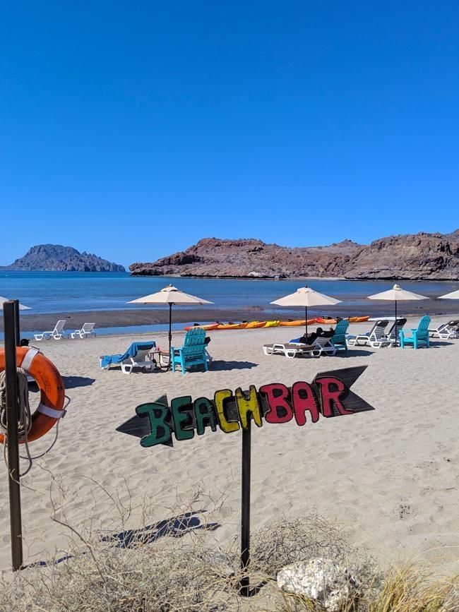 beach bar villa del palmar loreto mexico