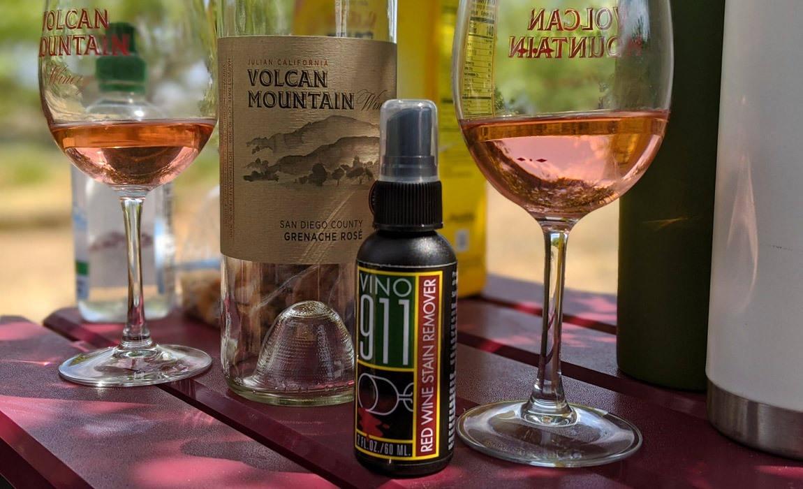 Rose can cause wine stains just like red wine will but less intense.