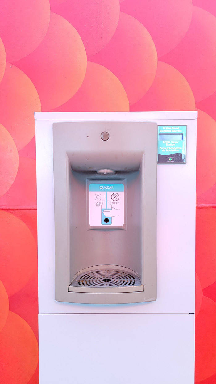 water bottle filling station