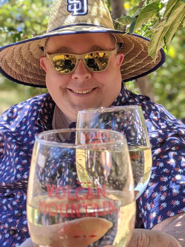 cheers to great wine and sunshine