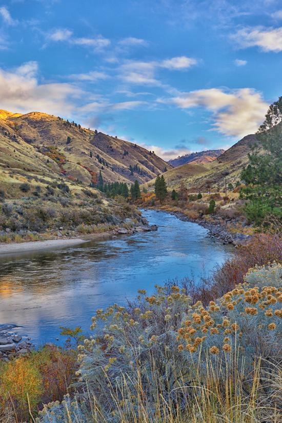 Payette river north of Boise Idaho
