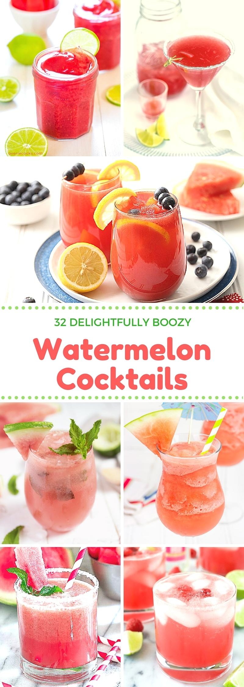 watermelon cocktails on pinterest