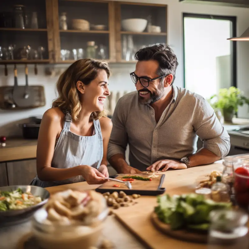 rekindling romance by attending cooking class together