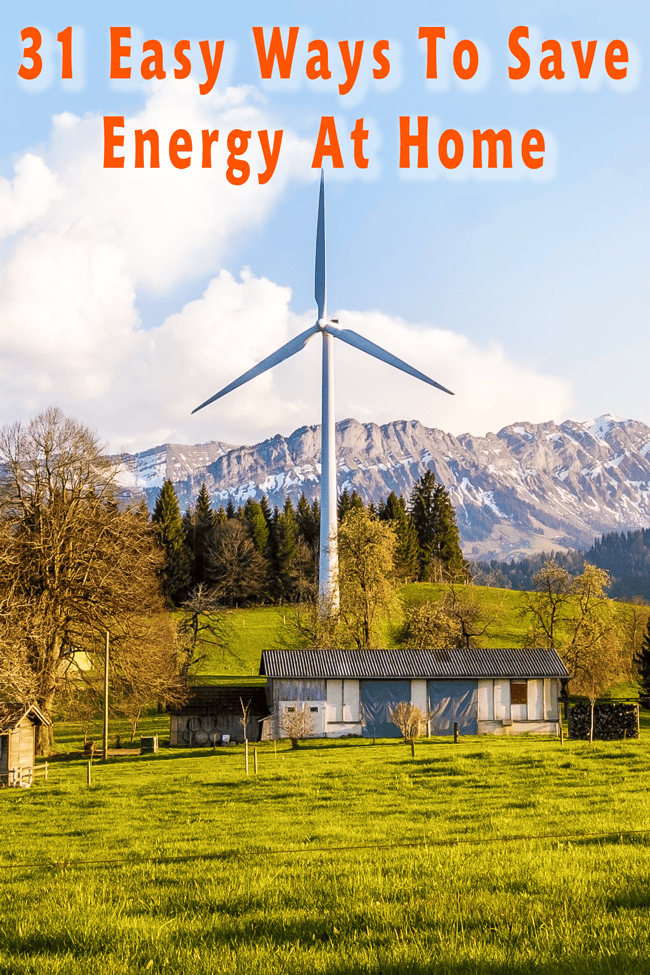 31 easy ways to save energy at home