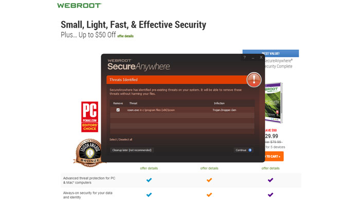 threat identified