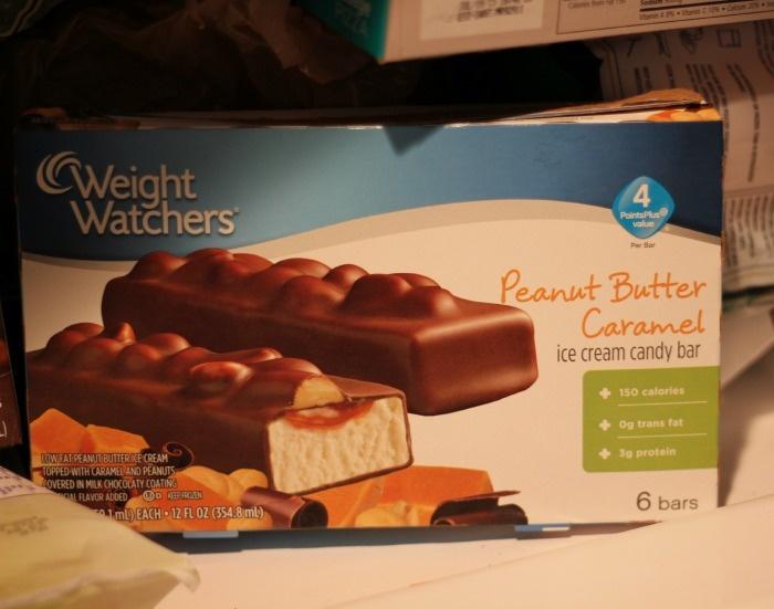 weight watchers ice cream in freezer