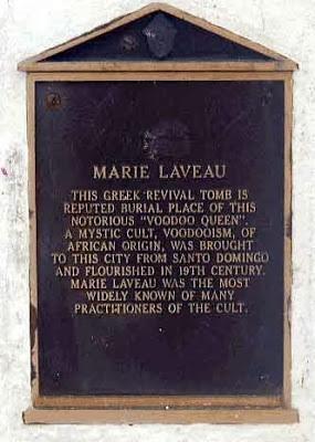 marie laveau tomb marker new orleans st louis cemetery