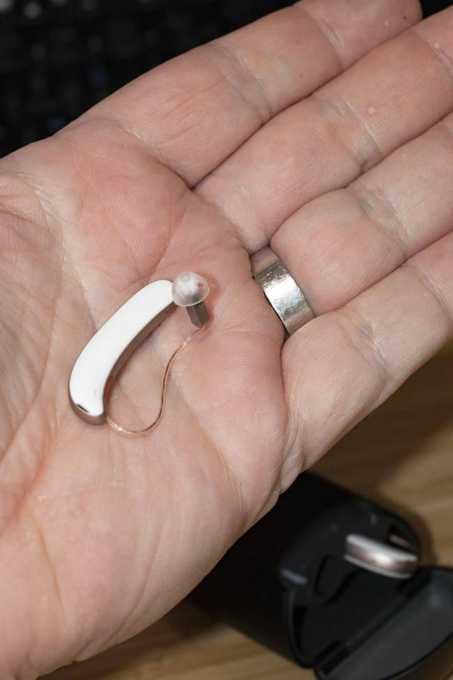 hearing aid in hand