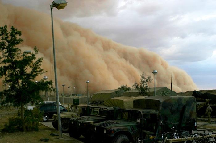 sand storm iraq