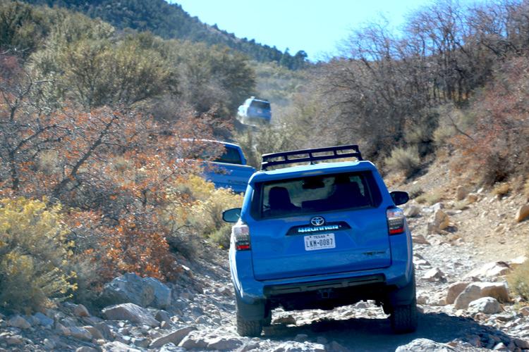 trd pro trucks climbing wheeler pass