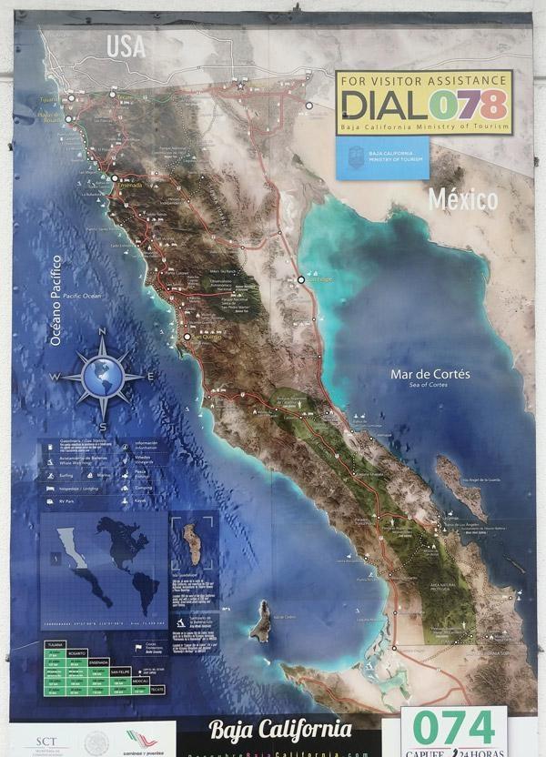 baja california map