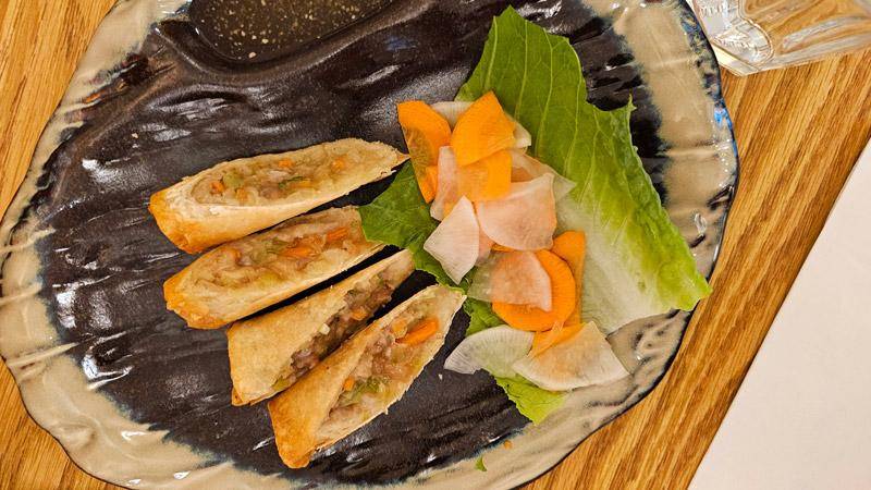 pork spring rolls