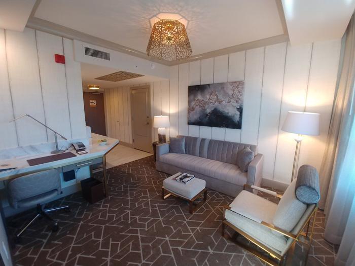 sitting area willows hotel and spa escape suite viejas san diego
