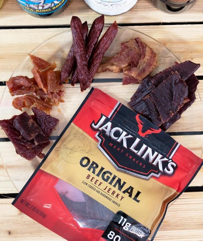 jack links jerky tasting plate