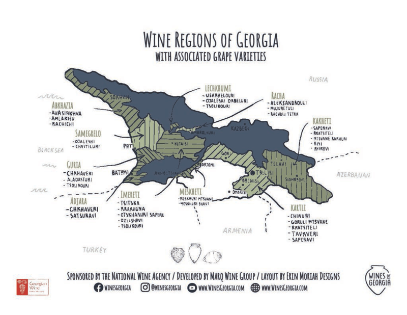 georgian wine regions