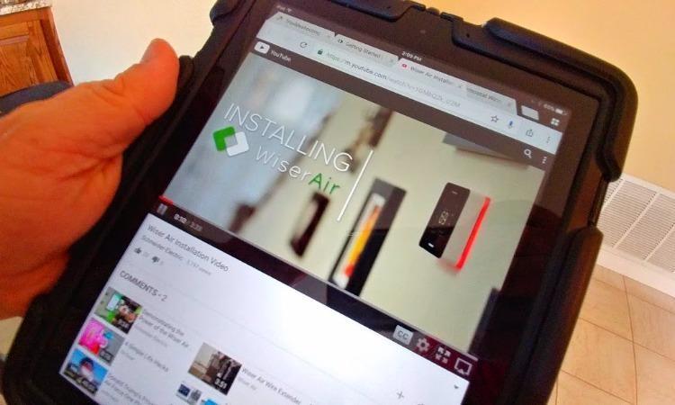 installing wiserair video on ipad