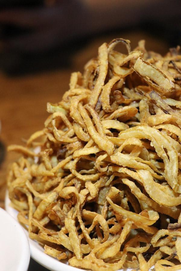 shredded onions