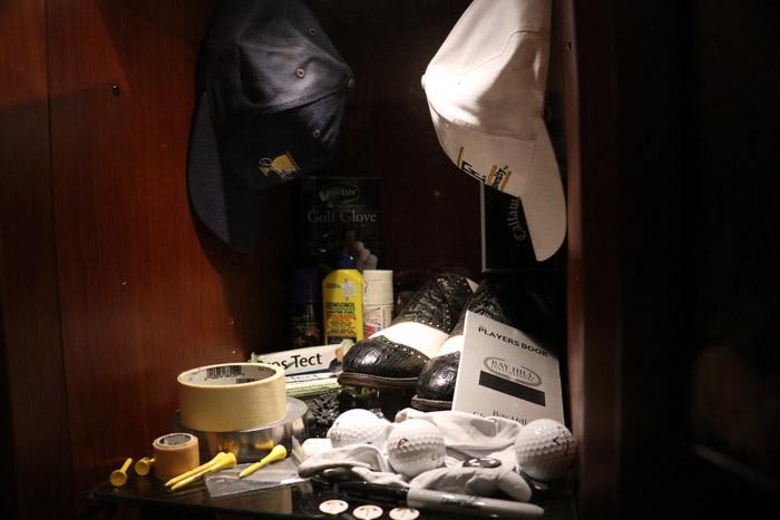 arnold palmer locker closeup