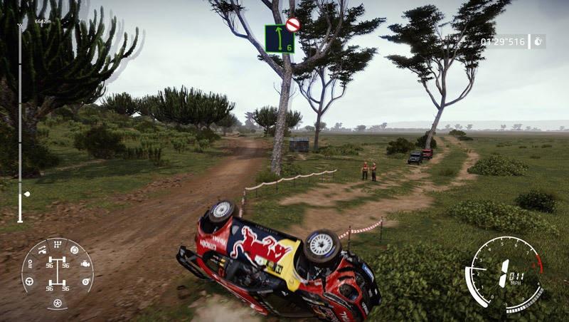 wrc9 rollover in spectators