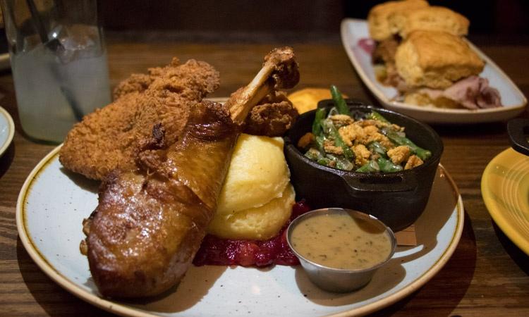 thanksgiving dinner turkey two ways yardbird las vegas