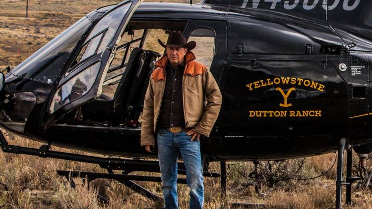 Yellowstone tv show featuring Kevin Costner