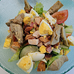 Cobb salad on Holland America Line Koningsdam