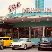 mel's diner at Unversal Studios Florida