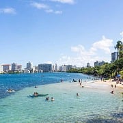 tropical island beaches in San Juan Puerto Rico