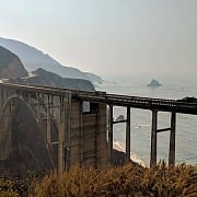 Big Sur bridge on Highway 1 - Pacific Coast Highway Road Trip