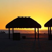 sunset on Marco Island at the JW Marriott resort