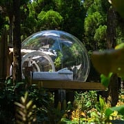 Bubble hotel room experience on La Reunion Island
