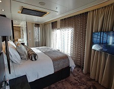 Norwegian Joy Haven Owner's Suite bedroom